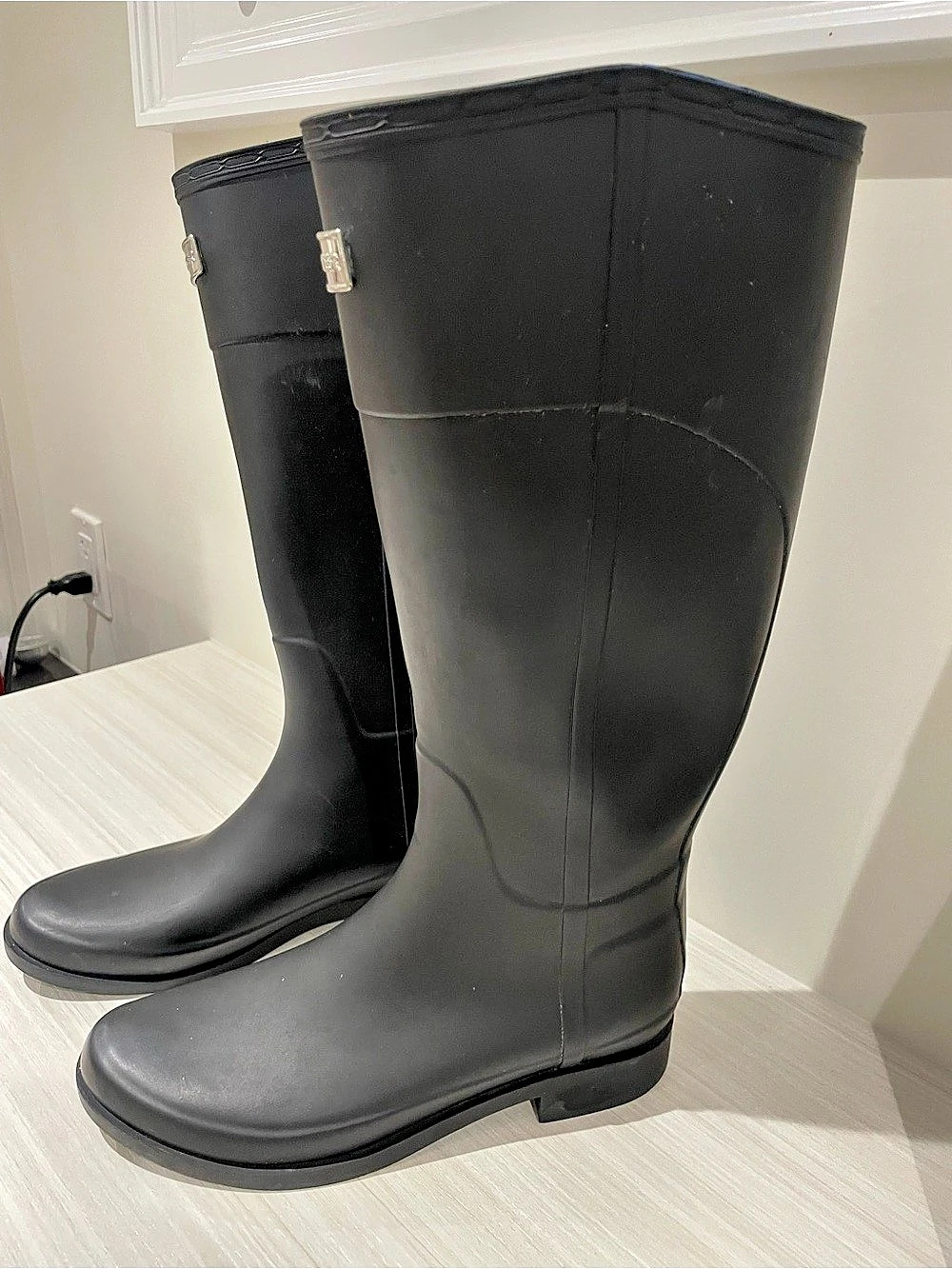 Hunter Original Tall Rain Boots Black US 9